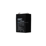 ProSec 6V 4.5Ah rechargeable sealed lead-acid battery with detailed safety and usage instructions.