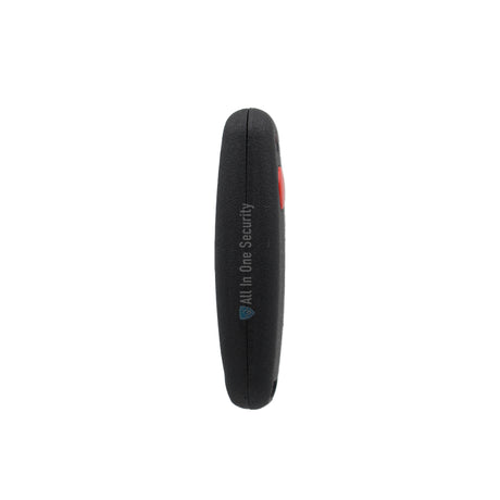 Sentry 1 button binary remote 403Mhz side view, compact slim design for reliable gate and garage door automation control