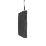 Sherlotronics 1 channel receiver 403MHz side view compact black housing with antenna for wireless security systems