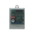 Sherlotronics multifunction digital timer module front view with protective casing, LED display, and secure enclosure design