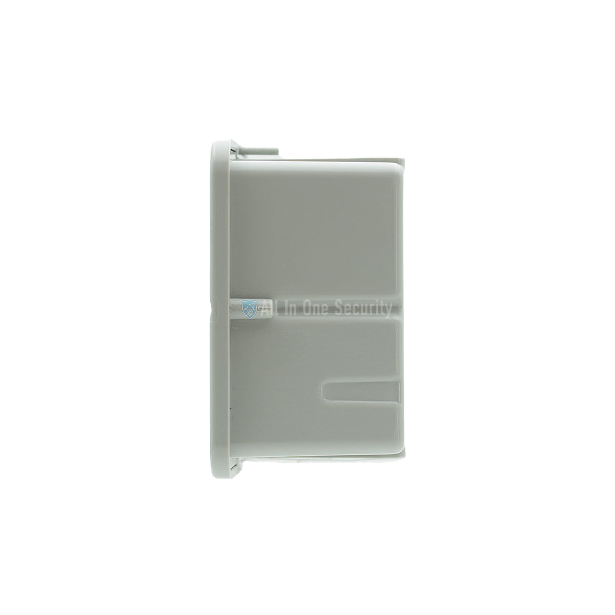 Sherlotronics wireless gate alarm transmitter 433Mhz side view with durable casing for outdoor security installation