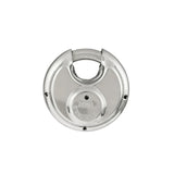 Stainless Steel 60mm discuss padlock back view
