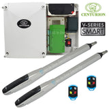 Centurion V-Series Smart 400 Double Swing Gate Motor Kit with control box and remotes for automated gate systems